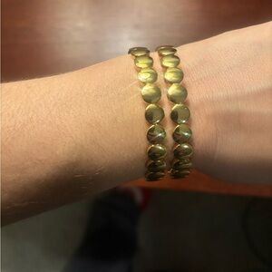 NWOT - Ann Taylor gold plated bangle bracelet